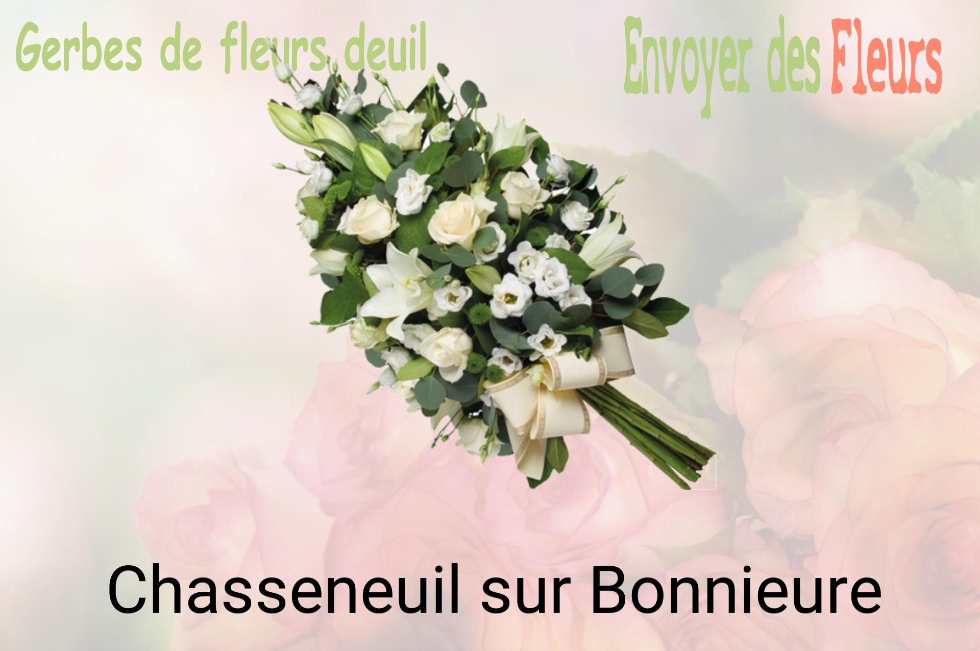 Gerbe de fleurs de deuil livrée à Chasseneuil-sur-Bonnieure